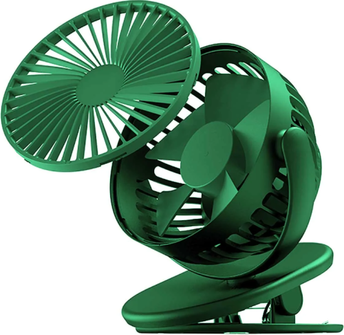 Портативный вентилятор на клипсе Solove clip electric fan 2000 mAh 3 Speed Type-C зеленый купить в Барнауле фото 2