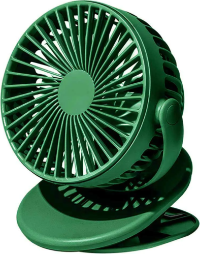 Портативный вентилятор на клипсе Solove clip electric fan 2000 mAh 3 Speed Type-C зеленый купить в Барнауле фото 3