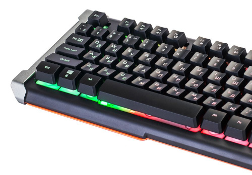 Клавиатура Oklick 717G Black Death multimedia for gamer LED черный/серый купить в Барнауле фото 3