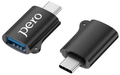 Адаптер PERO AD02 OTG Type-C to USB 2.0 черный купить в Барнауле фото 2