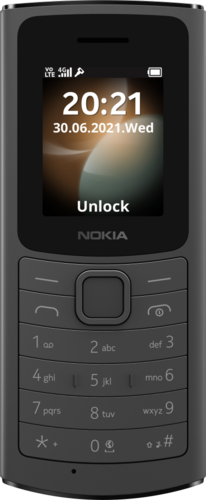 Nokia 110 4G DS TA - 1386 Черный купить в Барнауле