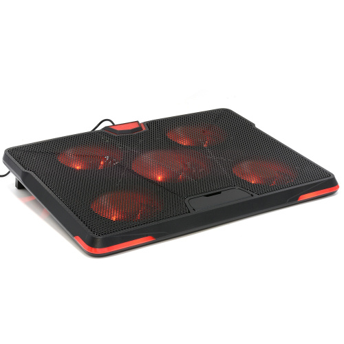 Подставка для ноутбука Crown CMLS-130 до 19" красная LED подстветка купить в Барнауле