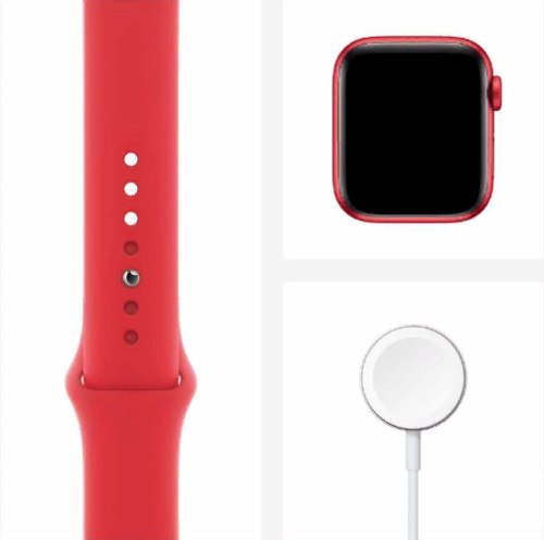 Apple Watch Series 6 GPS 40mm Case Red Aluminium Band Red купить в Барнауле фото 4