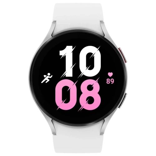 Часы Samsung Galaxy Watch 5 44мм 1.4" AMOLED корп.сереб. рем.белый купить в Барнауле фото 2