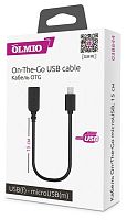Дата-кабель Olmio OTG USB 2.0-microUSB купить в Барнауле