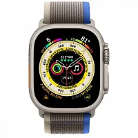  Apple Watch Ultra 49mm Titanium Case с серо-синим рем S/M купить в Барнауле