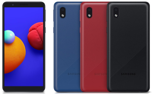 Samsung A01 Core A013F/DS 16GB 2020 Синий купить в Барнауле фото 3