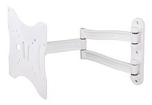 Кронштейн Kromax Techno-3 15"-40" Белый макс. вес 20 кг наст. поворот и наклон купить в Барнауле