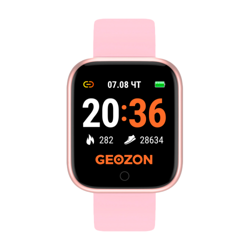 Умные часы Geozon Sprinter Розовый купить в Барнауле фото 2