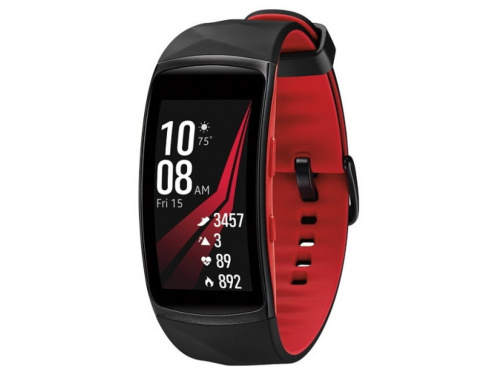 Часы Samsung GearFit 2 PRO R365 Black-red (S) купить в Барнауле фото 4
