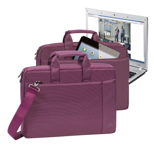 Сумка для ноутбука 15,6" RivaCase 8231 purple купить в Барнауле фото 2