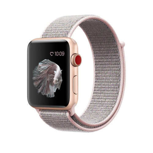 Apple Watch Series 3 42mm Case Rose Gold Aluminium Sport Loop Pink Sand (GPS+Cellular) купить в Барнауле