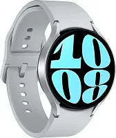 Часы Samsung Galaxy Watch 6 44мм 1.5" AMOLED корп.сереб. рем.серый купить в Барнауле