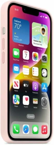 Чехол для Apple iPhone 14 Silicone Case with MagSafe Chalk Pink купить в Барнауле фото 2