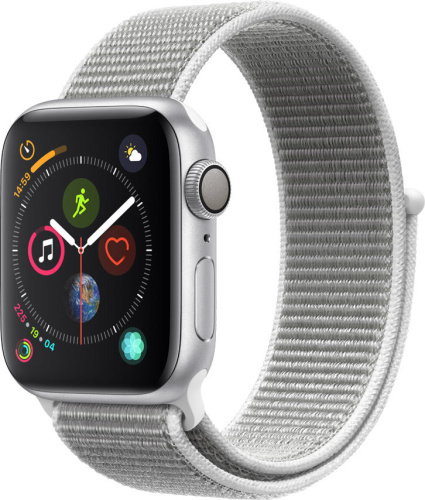 Apple Watch Series 4 44mm Case Silver Aluminium Sport Loop Seashell купить в Барнауле