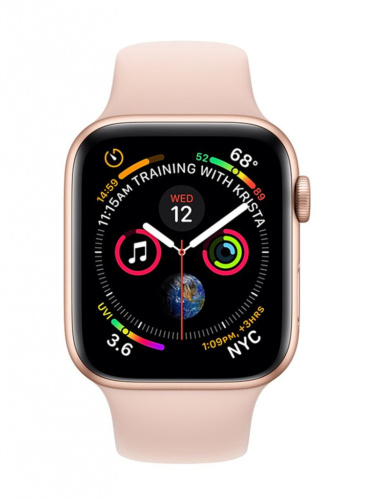 Apple Watch Series 4 44mm Case Gold Aluminium Sport Band Pink Sand купить в Барнауле фото 2