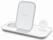 ЗУ беспроводное Mophie 3-in-1 Wireless Stand for MagSafe Charger c подставкой под ЗУ Apple White купить в Барнауле