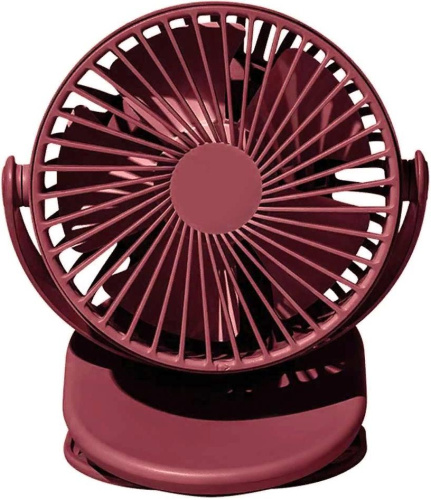 Портативный вентилятор на клипсе Solove clip electric fan 2000 mAh 3 Speed Type-C красный купить в Барнауле фото 2