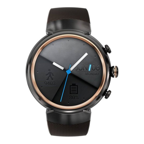 Смарт часы Asus ZenWatch 3 (WI503Q) gunmetal with brown leather купить в Барнауле фото 3