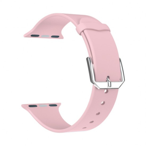 Ремешок для Apple Watch Band 38/40mm Lyambda Alcor спортивный силиконовый розовый купить в Барнауле