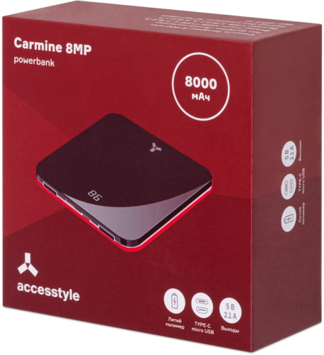 Внешний аккумулятор Accesstyle Carmine 8MP купить в Барнауле фото 4