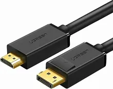 Кабель UGREEN DP101 (10202) DP Male to HDMI Male Cable 2.0 m черный купить в Барнауле
