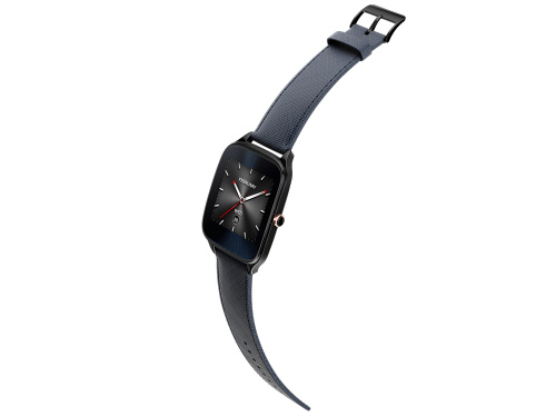 Смарт часы Asus ZenWatch 2 (WI501Q(BQC)-2LBLU0014)  синий кожаный ремешок купить в Барнауле фото 3