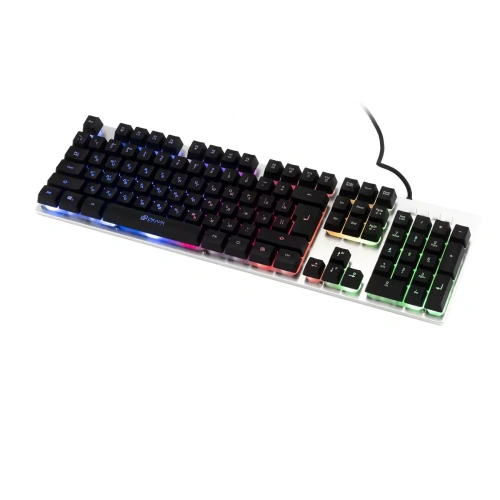 Клавиатура Oklick 770G Iron Force multimedia for gamer LED серый/черный купить в Барнауле фото 2