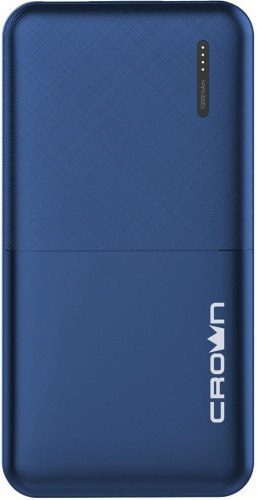 Внешний аккумулятор CrownMicro CMPB-604 10000 mAh Li-Pol micro-USB-5B/2A  blue купить в Барнауле