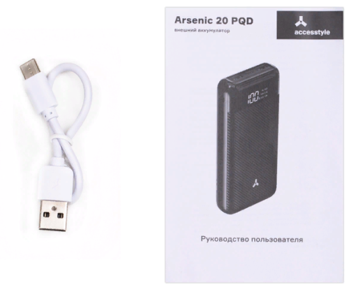 Внешний аккумулятор Accesstyle Arsenic 20PQD купить в Барнауле фото 7