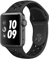 Apple Watch Series 3 38mm Case Space Grey Aluminium Nike Sport Band Anthracite/Black купить в Барнауле