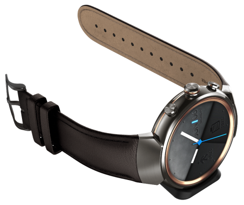 Смарт часы Asus ZenWatch 3 (WI503Q) gunmetal with brown leather купить в Барнауле фото 6