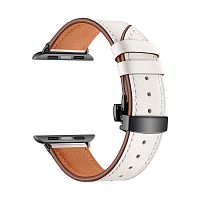 Ремешок для Apple Watch 38/40mm ANNET MANCINI кожаный белый купить в Барнауле