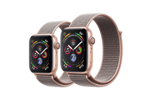 Apple Watch Series 4 44mm Case Gold Aluminium Sport Loop Pink Sand купить в Барнауле фото 2