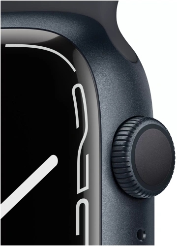 Apple Watch Series 7 GPS 45mm  Aluminum Case with Sport Band Midnight купить в Барнауле фото 3
