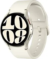 Часы Samsung Galaxy Watch 6 40мм 1.3" AMOLED корп.б.зол рем.белый купить в Барнауле