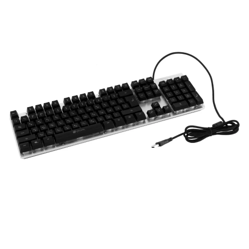 Клавиатура Oklick 770G Iron Force multimedia for gamer LED серый/черный купить в Барнауле фото 5