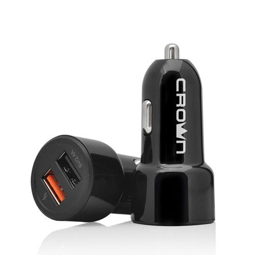 Автомобильное ЗУ Crown 3042F Quick Charge 2USB  3A Черный купить в Барнауле