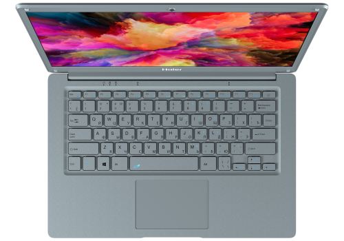 Ноутбук Haier A1410EM 14.1" HD IPS/Cel-N4000/4Gb/64Gb eMMC/UMA/5000mAh/W10/Silver купить в Барнауле фото 2