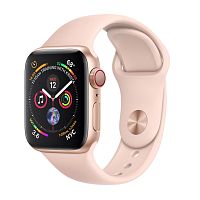 Apple Watch Series 4 40mm Case Gold Aluminium Sport Band Pink Sand (GPS+Cellular) купить в Барнауле