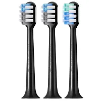 Насадка для зубной щетки Dr.Bei Sonic Electric Toothbrush BY-V12 (Черный с золотым, 3шт) купить в Барнауле