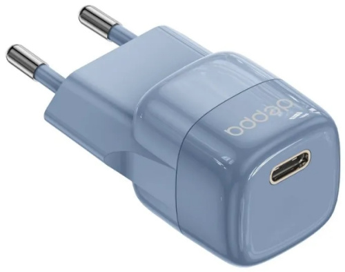 купить СЗУ Deppa USB-C PD mini GaN, 20W, синий в Барнауле СЗУ Deppa USB-C PD mini GaN, 20W, синий купить в Барнауле