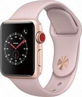 Apple Watch Series 3 38mm Case Gold Aluminium Sport Band Pink Sand купить в Барнауле