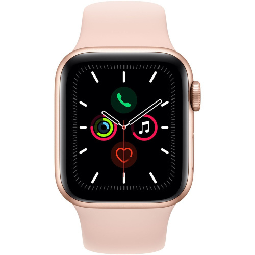 Apple Watch Series 5 40mm Case Gold Aluminium Sport Band Pink Sand купить в Барнауле фото 2