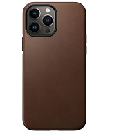 Накладка для Apple iPhone 13 Pro Max Nomad Modern Leather Case MagSafe коричневый купить в Барнауле