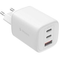 СЗУ Deppa 2USB (A +C) PD, QC 3.0, 65W, белый купить в Барнауле