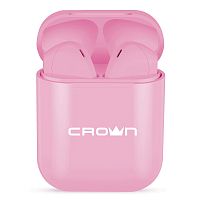 Наушники Crown CMTWS-5005 Беспроводные розовые купить в Барнауле