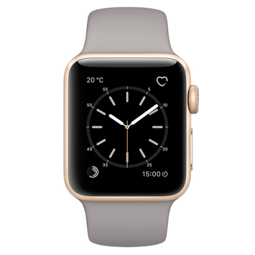 Apple Watch Series 1 38mm Case Gold Aluminium Sport Band Concrete купить в Барнауле фото 2