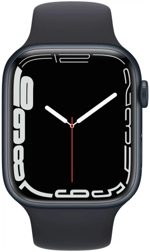 Apple Watch Series 7 GPS 45mm  Aluminum Case with Sport Band Midnight купить в Барнауле фото 2