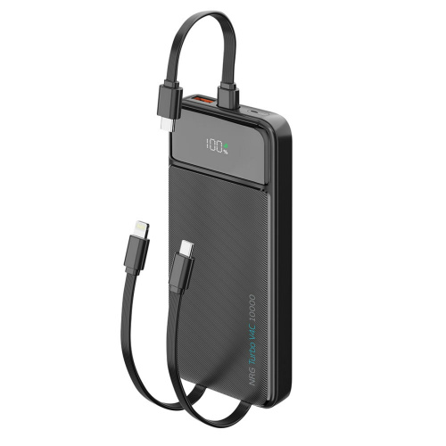 Внешний аккумулятор Deppa NRG Turbo V4c 10000mAh дисплей черный купить в Барнауле